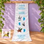 Платно (килимче) за прощъпулник (прохождане) 50×150см- First steps Пандички