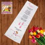 Платно за прощъпулник Коте Мъри 50x150см- First steps Marry