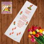 Платно за прощъпулник Пебълс 50x150см - First steps