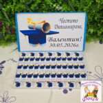 Персонализирани шоколадови бонбони за абитуриентски бал