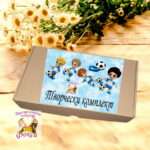 Комплект керамични фигурки с бои за оцветяване Футбол